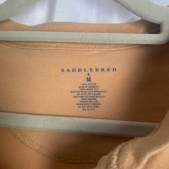 Mustard button up soft cozy warm winter top - Picture 5 of 6